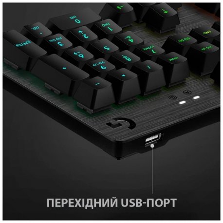 Клавіатура ігрова Logitech G Pro X TKL Tactile Black (L920-012136)