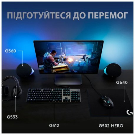 Клавиатура игровая Logitech G Pro X TKL Tactile Black (L920-012136)