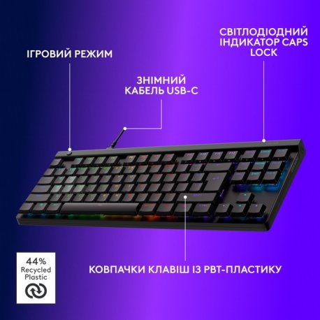 Клавіатура ігрова Logitech G515 Black (L920-013861)