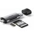 Кардидер Ugreen CM185 USB-C + USB для TF/SD 3.0 Card Reader Gray (50706)
