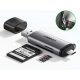 Кардидер Ugreen CM185 USB-C + USB для TF/SD 3.0 Card Reader Gray (50706) Кардидер Ugreen CM185 USB-C + USB для TF/SD 3.0 Card Reader Gray (50706)