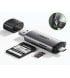 Кардидер Ugreen CM185 USB-C + USB для TF/SD 3.0 Card Reader Gray (50706)