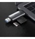 Кардидер Ugreen CM185 USB-C + USB для TF/SD 3.0 Card Reader Gray (50706)