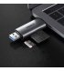 Кардрідер Ugreen CM185 USB-C + USB to TF/SD 3.0 Card Reader Gray (50706)