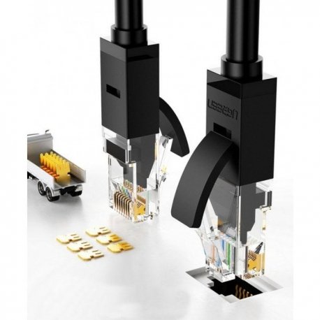 Патч-корд Ugreen NW102 Cat 6 U/UTP Lan Cable (10m) Black (20164)