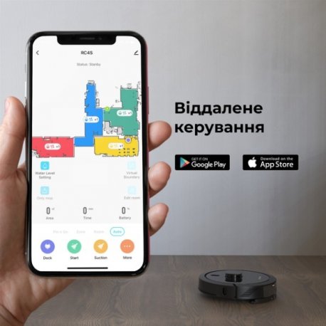 Робот-пылесос Aeno RC7S Black (ARC0007S)