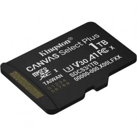 Карта памяти Kingston MicroSDXC 1TB Canvas Select Plus Gen3 150MB/s A1 (SDCS3/1TBSP)