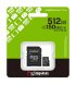Карта пам'яті Kingston MicroSDXC 512GB Canvas Select Plus Gen3 150MB/s A1 + SD-адаптер (SDCS3/512GB)