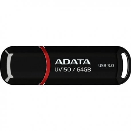 Флеш накопитель Adata 64GB UV150 USB 3.0 Black (AUV150-64G-RBK)