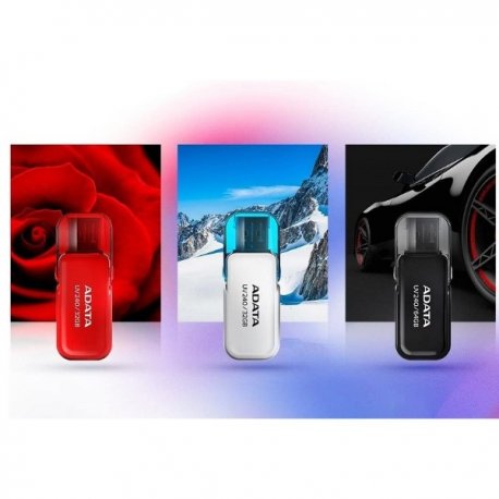 Флеш накопитель ADATA 64GB UV240 USB 2.0 Black (AUV240-64G-RBK)