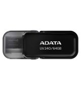 Флеш накопитель ADATA 64GB UV240 USB 2.0 Black (AUV240-64G-RBK)