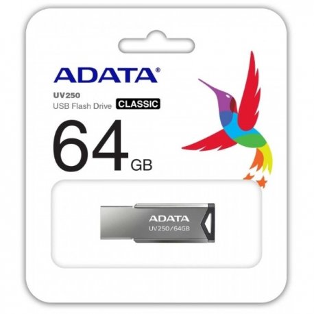 Флеш накопитель ADATA 64GB AUV 250 USB 2.0 Black (AUV250-64G-RBK)