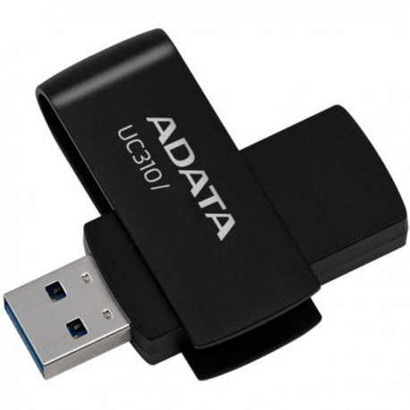 Флеш накопичувач ADATA 64GB UC310 USB 3.2 Black (UC310-64G-RBK)