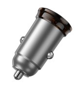 Автомобильное зарядное устройство Hoco NZ16A Gray (6942007644747)