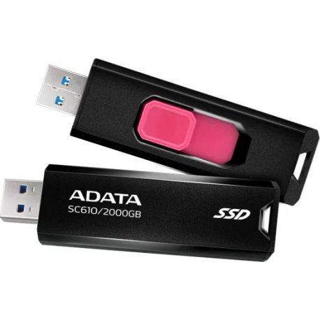 Портативний SSD ADATA SC610 2TB USB 3.2 Gen 2 (SC610-2000G-CBK/RD)