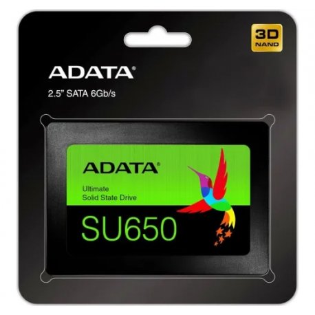 Портативний SSD ADATA Ultimate SU650 256GB 2.5" SATA (ASU650SS-256GT-R)