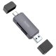 Кардидер Hoco HB45 Metal Gray (6942007620529) Кардидер Hoco HB45 Metal Gray (6942007620529)