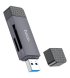Кардрідер Hoco HB45 Metal Gray (6942007620529)