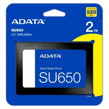 Портативний SSD ADATA Ultimate SU650 2TB 2.5" SATA (ASU650SS-2TT-R)
