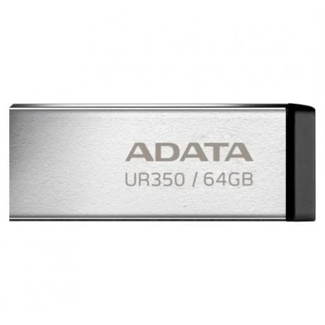 Флеш накопичувач ADATA 64GB UR 350 USB 3.2 Silver/Black (UR350-64G-RSR/BK)