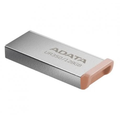 Флеш накопитель ADATA 128GB UR 350 USB 3.2 Silver/Beige (UR350-128G-RSR/BG)