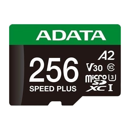 Карта памяти ADATA Speed ​​Plus MicroSDXC 256GB UHS-I U3 Class 10 (UD256GUI3V30A2SP-RA1)