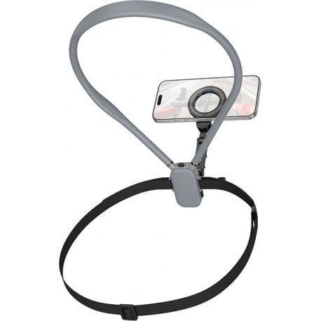 Держатель на шею Hoco K31 Campo Black/ Gray (6942007664646)