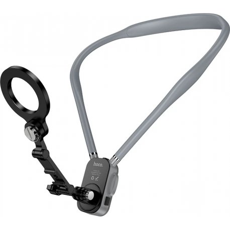 Держатель на шею Hoco K31 Campo Black/ Gray (6942007664646)