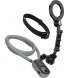 Держатель на шею Hoco K31 Campo Black/ Gray (6942007664646)