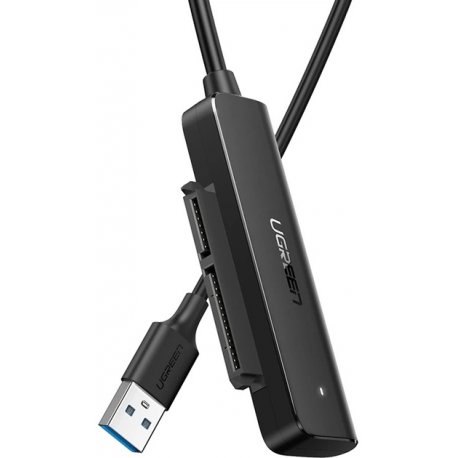 Адаптер Ugreen CM321 USB-A 3.0 to SATA 2.5" Black (UGR-70609)