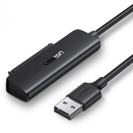 Адаптер Ugreen CM321 USB-A 3.0 to SATA 2.5" Black (UGR-70609)
