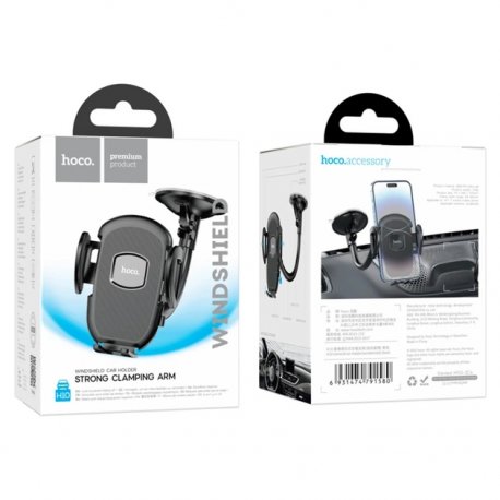 Автодержатель Hoco H19 Black (6942007601580)
