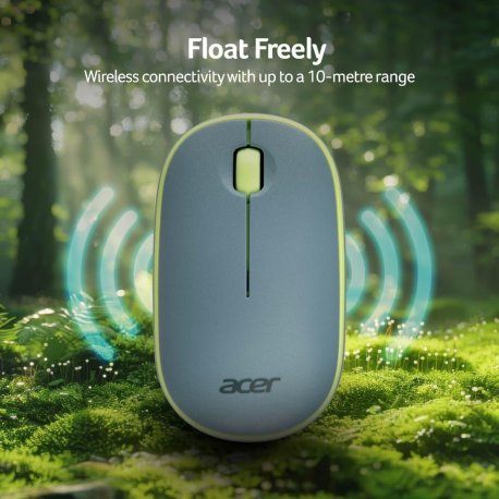 Миша бездротова Acer Bubble Blue/Green (GP.MCE11.03H)