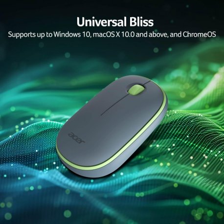 Миша бездротова Acer Bubble Blue/Green (GP.MCE11.03H)
