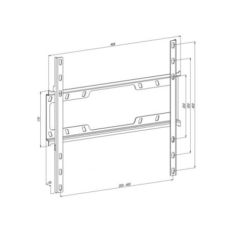 Кронштейн KSL Simpler VESA 400х400 (48EP)