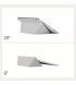 Чехол Pitaka для iPad Pro 13" M4/M5 MagEZ Folio 3 Light Blue (FOL2603P)