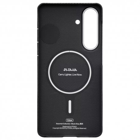 Чохол Pitaka Samsung Galaxy S26 Edge Ultra-Slim Classic Twill 600D Black/Grey (KS2601)