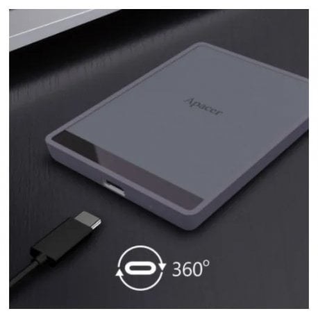 Портативный SSD Apacer AS724 Mauve 1TB USB 3.2 Gen2 USB-C (AP1TBAS724M-1)