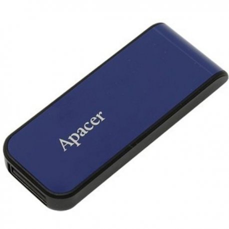 Флеш накопитель Apacer AH334 USB 2.0 64GB Blue (AP64GAH334U-1)