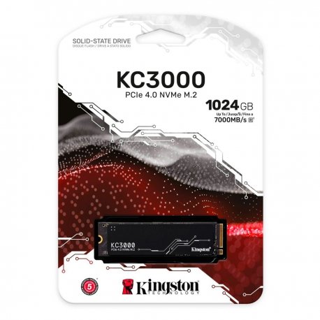 Внутренний SSD Kingston KC3000 1TB (SKC3000S/1024G)