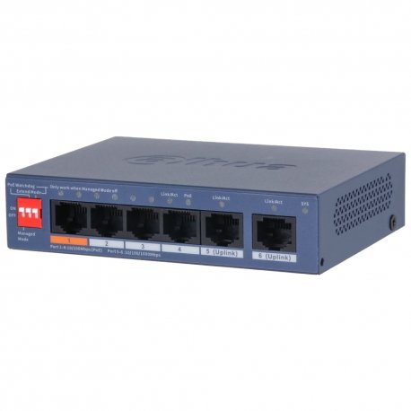 Комутатор Dahua (DH-CS4006-4ET2GT-60 PoE)