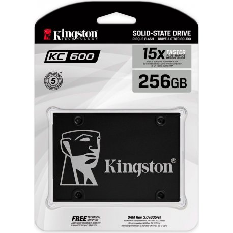 Внутрішній SSD Kingston KC600 256GB (SKC600/256G)