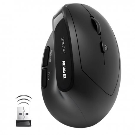 Бездротова миша REAL-EL RM-490W Black (EL123200058)