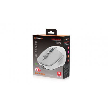 Бездротова миша REAL-EL RM-490W Black (EL123200058)