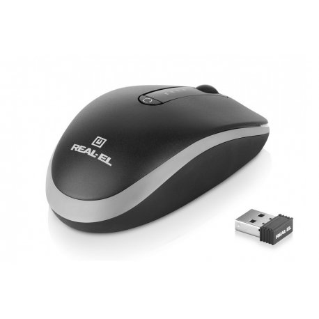 Бездротова миша REAL-EL RM-490W Black (EL123200058)