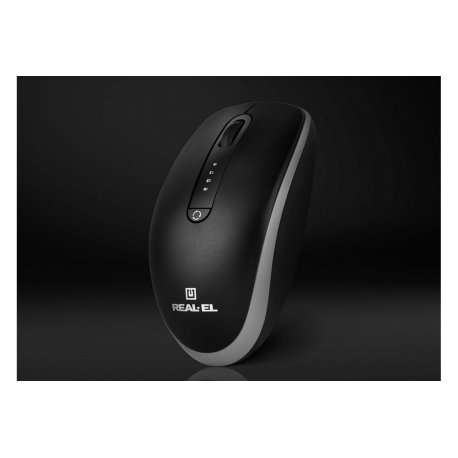 Бездротова миша REAL-EL RM-490W Black (EL123200058)