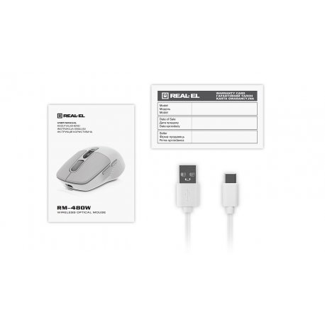 Бездротова миша REAL-EL RM-490W Black (EL123200058)