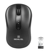 Бездротова миша REAL-EL RM-490W Black (EL123200058)