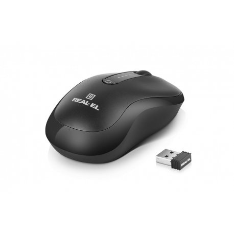 Бездротова миша REAL-EL RM-490W Black (EL123200058)