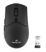 Бездротова миша REAL-EL RM-490W Black (EL123200058)
